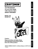 Craftsman 536.881121 Owner'S Manual preview