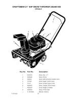 Предварительный просмотр 27 страницы Craftsman 536.881400 Operator'S Manual