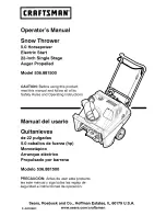 Craftsman 536.881500 Operator'S Manual preview