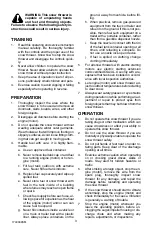 Предварительный просмотр 3 страницы Craftsman 536.881501 Operator'S Manual