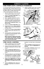 Preview for 73 page of Craftsman 536.881501 Operator'S Manual