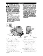 Предварительный просмотр 14 страницы Craftsman 536.881750 Operator'S Manual