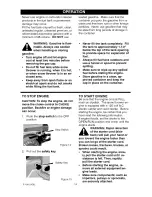 Preview for 14 page of Craftsman 536.8818 Operator'S Manual