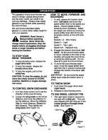 Предварительный просмотр 12 страницы Craftsman 536.881851 Operator'S Manual