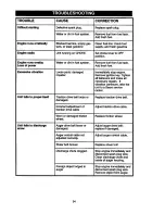 Предварительный просмотр 34 страницы Craftsman 536.881851 Operator'S Manual