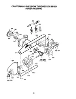 Предварительный просмотр 46 страницы Craftsman 536.881851 Operator'S Manual