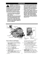 Preview for 16 page of Craftsman 536.881950 Operator'S Manual