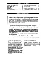 Preview for 2 page of Craftsman 536.882092 Operating Instructions Manual