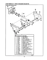 Preview for 26 page of Craftsman 536.884780 Owner'S Manual