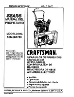 Preview for 37 page of Craftsman 536.884780 Owner'S Manual