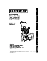 Craftsman 536.884791 Owner'S Manual preview