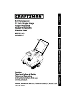 Craftsman 536.885211 Operating Instructions Manual preview