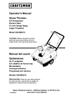 Craftsman 536.885214 Operator'S Manual preview