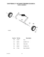 Preview for 33 page of Craftsman 536.885214 Operator'S Manual