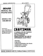 Предварительный просмотр 45 страницы Craftsman 536.886120 Owner'S Manual