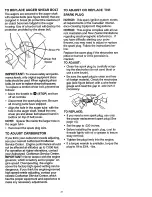 Предварительный просмотр 21 страницы Craftsman 536.886141 Instructions Manual