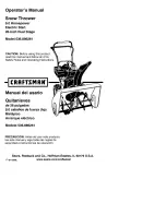 Craftsman 536.886261 Operator'S Manual preview