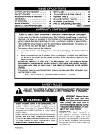 Preview for 2 page of Craftsman 536.887752 Operator'S Manual