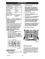 Preview for 20 page of Craftsman 536.887752 Operator'S Manual