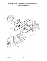 Preview for 42 page of Craftsman 536.887990 Operator'S Manual