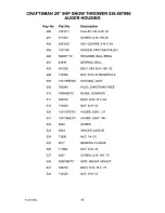 Preview for 43 page of Craftsman 536.887990 Operator'S Manual