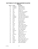 Preview for 45 page of Craftsman 536.887990 Operator'S Manual