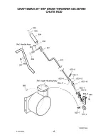 Preview for 46 page of Craftsman 536.887990 Operator'S Manual