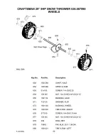 Preview for 50 page of Craftsman 536.887990 Operator'S Manual