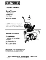 Preview for 1 page of Craftsman 536.887994 Operator'S Manual