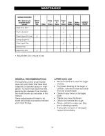 Preview for 16 page of Craftsman 536.887995 Operator'S Manual