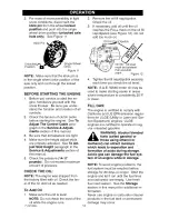 Preview for 12 page of Craftsman 536.887996 Operator'S Manual