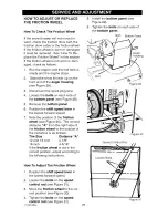 Preview for 26 page of Craftsman 536.887996 Operator'S Manual