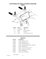 Preview for 52 page of Craftsman 536.887996 Operator'S Manual