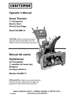 Craftsman 536.888110 Operation Manual preview