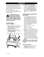 Preview for 13 page of Craftsman 536.888110 Operation Manual