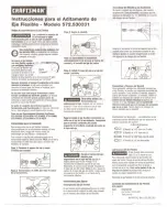 Preview for 2 page of Craftsman 572.530331 Instructions