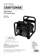 Preview for 1 page of Craftsman 580.323300 Owner'S Manual
