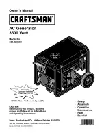 Preview for 1 page of Craftsman 580.323600 Owner'S Manual