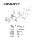 Preview for 20 page of Craftsman 580.323601 Owner'S Manual