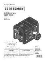 Preview for 1 page of Craftsman 580.323602 Owner'S Manual
