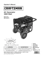 Craftsman 580.323610 Operator'S Manual preview