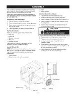 Preview for 6 page of Craftsman 580.323610 Operator'S Manual