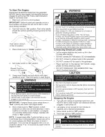 Preview for 10 page of Craftsman 580.323610 Operator'S Manual