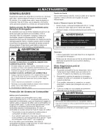 Preview for 53 page of Craftsman 580.323610 Operator'S Manual