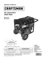 Craftsman 580.323611 Operator'S Manual preview