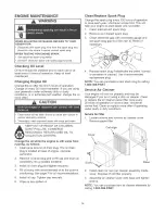 Preview for 14 page of Craftsman 580.325601 Owner'S Manual