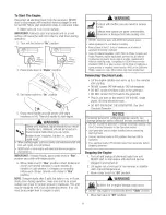 Preview for 11 page of Craftsman 580.325610 Operator'S Manual