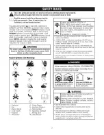 Предварительный просмотр 3 страницы Craftsman 580.325650 Operator'S Manual