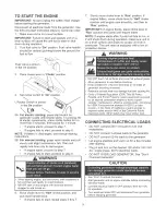 Preview for 9 page of Craftsman 580.326301 Owner'S Manual