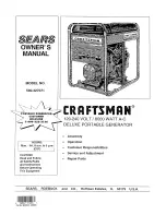 Предварительный просмотр 1 страницы Craftsman 580.327071 Owner'S Manual